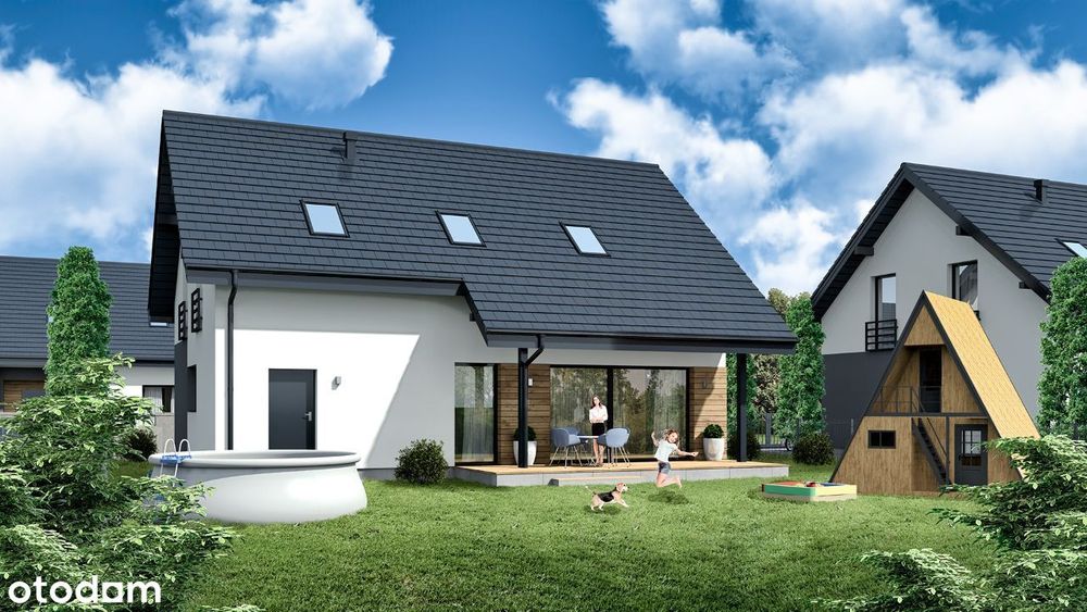 Nowoczesny dom 160 m² | 15 min od Krakowa | prywatna droga | 949 tys