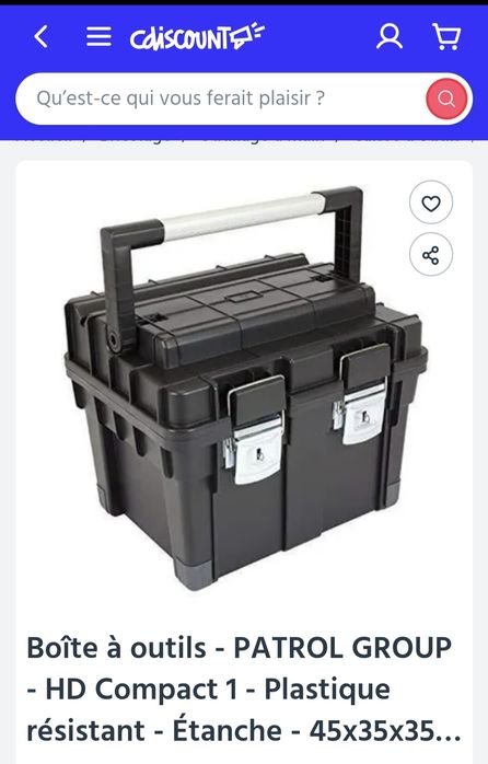 Caixa de Ferramentas PATROL HD Compact