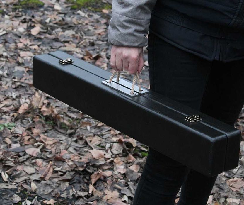 Набір шампурів та аксесуарів для мангала у компактному кейсі