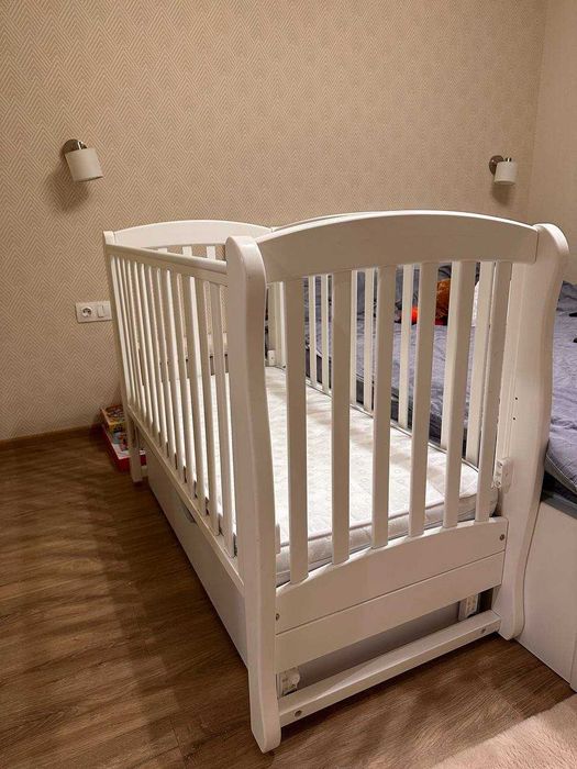 Дитяче ліжечко Верес ЛД16 + Матрац у подарунок
