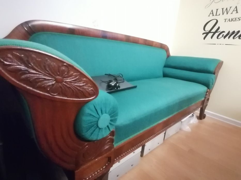 Sofa Biedermeier Bidemaier oryginał antyk