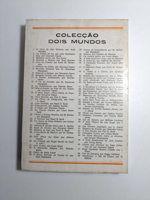 "Sem Olhos em Gaza" (Aldous Huxley)