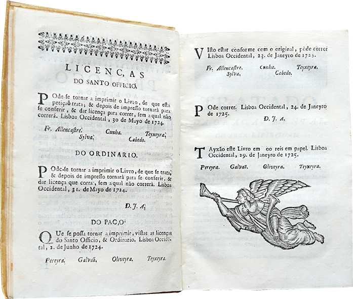 Livro Raro 1725 - Arte Espiritual - P. Fr. Paulo de Vasconcellos (Pergaminho)