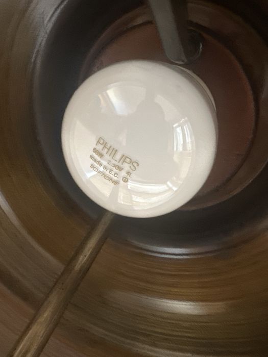 Candeeiro de teto pendurado antigo