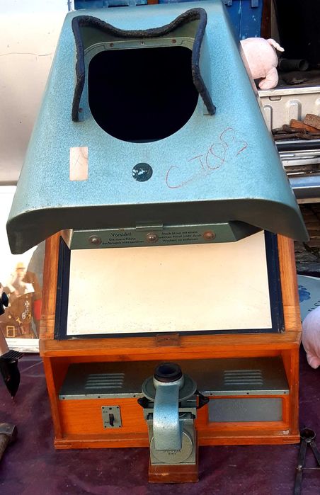 CARL ZEISS JENA DOKUMATOR - Antigo e Raro Visualizador de Microfilmes