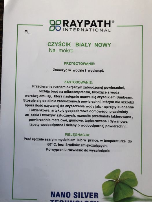 Raypath zestaw podstawowy do czyszczenia 3 elementy