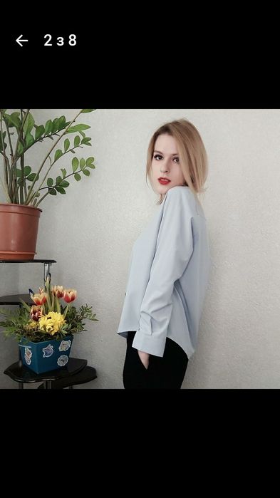 Елегантна блуза в стилі  Office look.