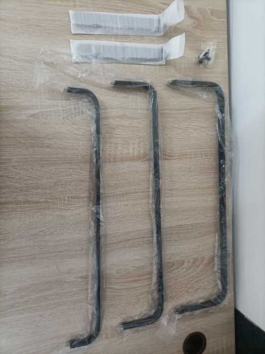 Półka Wieszak Metalowy Wisząca Za Drzwi 60cm NOWA Nr114