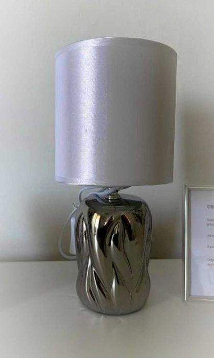 Lampka nocna srebrna
