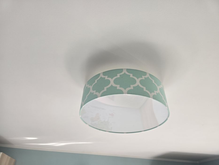 Young deco plafon koniczyna marokańska miętowy 45 cm