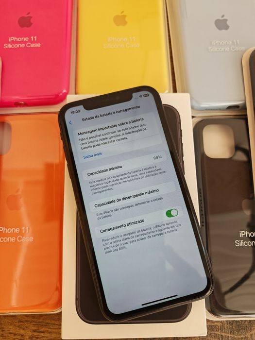 iPhone 11  128GB Preto Bom estado Aceito Retomas