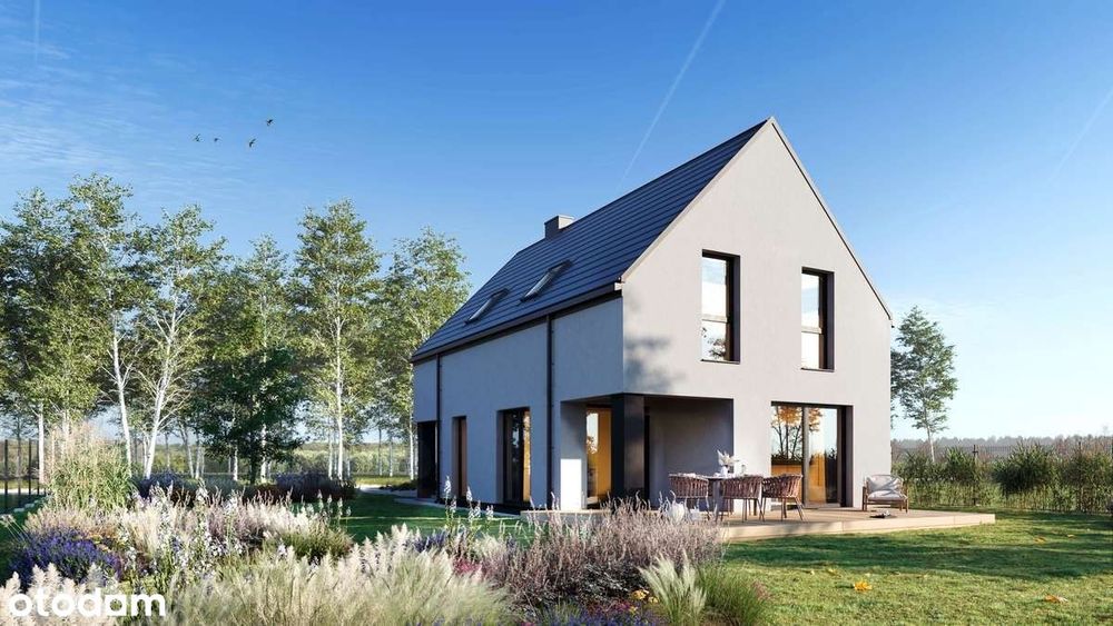 Komfort, przestrzeń, spokój - starannie zaprojektowany dom pod Łodzią