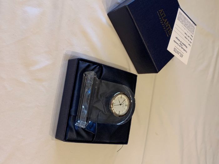 Relógio de Cristal Atlantis - Vista Alegre