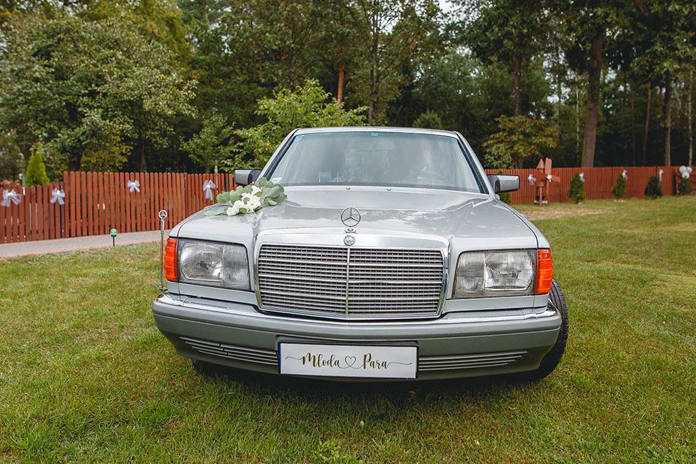 Auto do ślubu lub inne uroczystości Mercedes klasa S