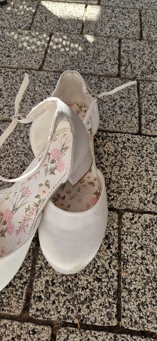 Buty biale Komunia