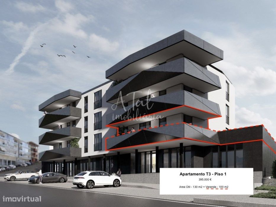 Apartamento T3 de Luxo com Terraços e Vistas Incríveis