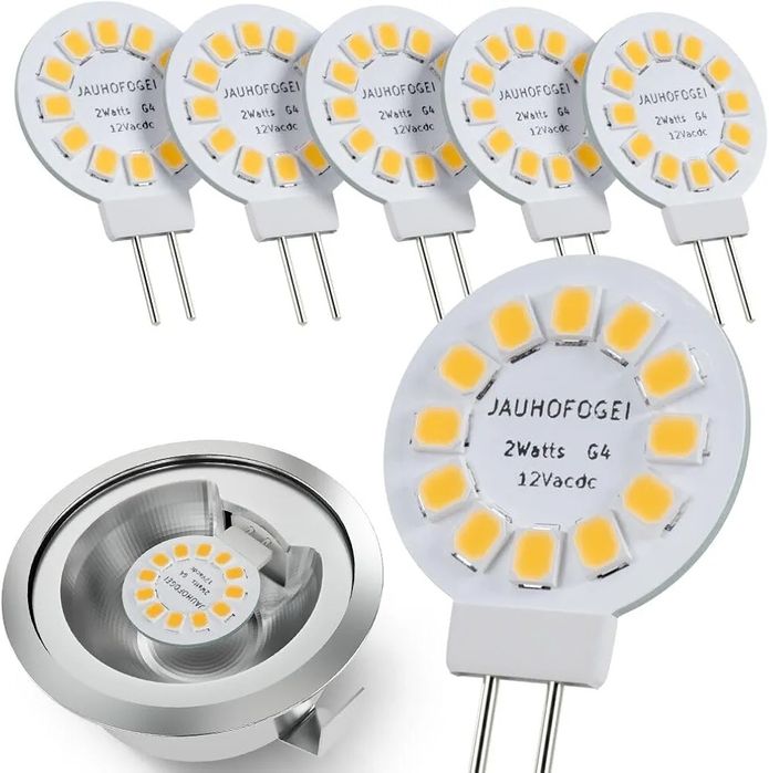 Світлодіодні дискові лампи G4 ,12v led від фірми Yeohor