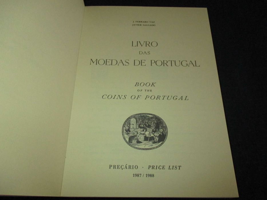 Livro das Moedas de Portugal Preçário 1987 a 1988