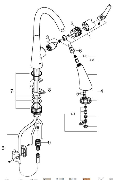 Torneira cozinha Grohe