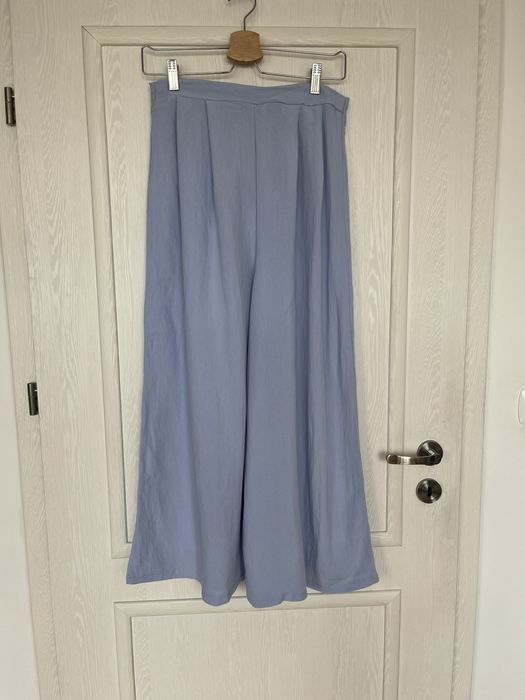 włoskie przepięne spodnie baby blue one size wiskoza naturalny skład