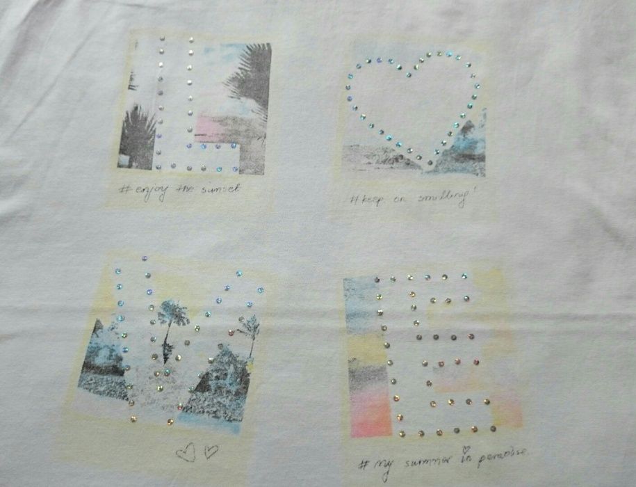 T-shirt dziewczęcy rozmiar 158 firmy 5-10-15