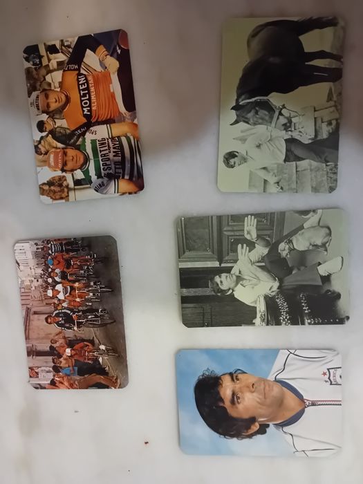 Conjunto de 5 Calendários de Bolso Antigos Joaquim Agostinho