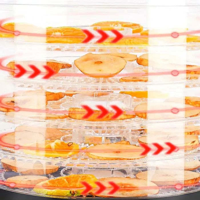 Електро сушарка для фруктів і овочів 5 ярусів, 800 Вт, Rainberg RB-912