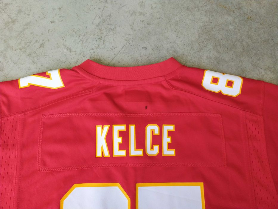 Джерсі Nike Travis Kelce Red Kansas City Chiefs Super Bowl LIX NFL