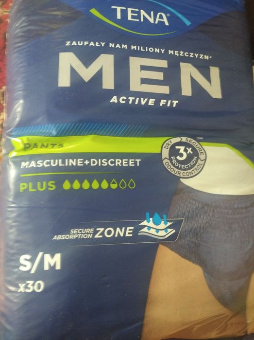 Труси-підгузки Tena men premium fit level 4 maxi,size M(10),Tena men  active fit plus s/M (30)