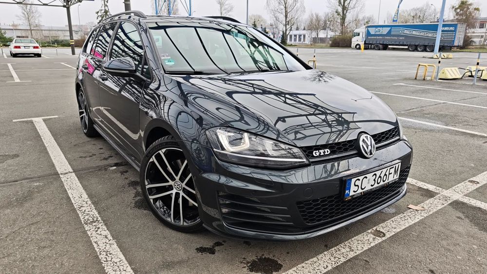 Volkswagen Golf VW Golf 7 GTD bezwypadkowy, niski przebieg
