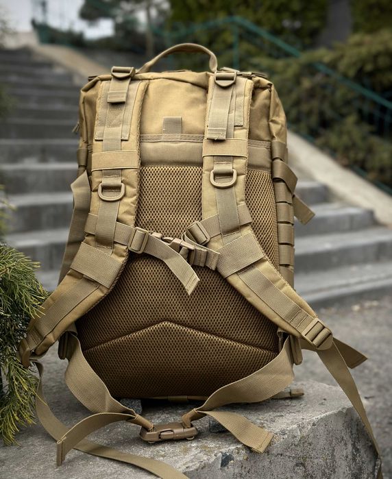Тактичний військовий рюкзак на 45л Койот