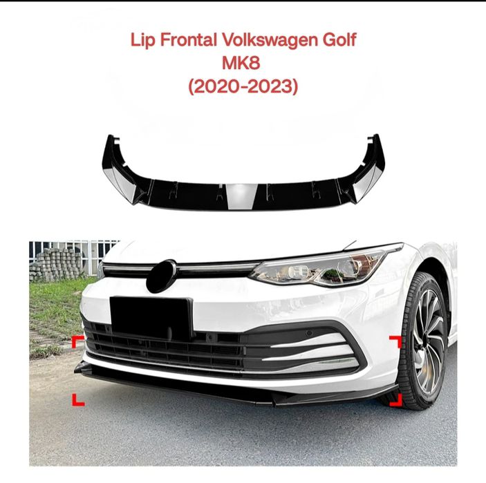 Lip Lábio Frontal Volkswagen Golf MK8 (20-23)
