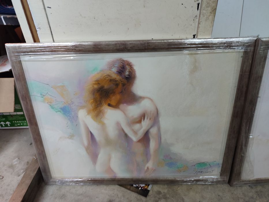 Lote 2 quadros joaquin moragues