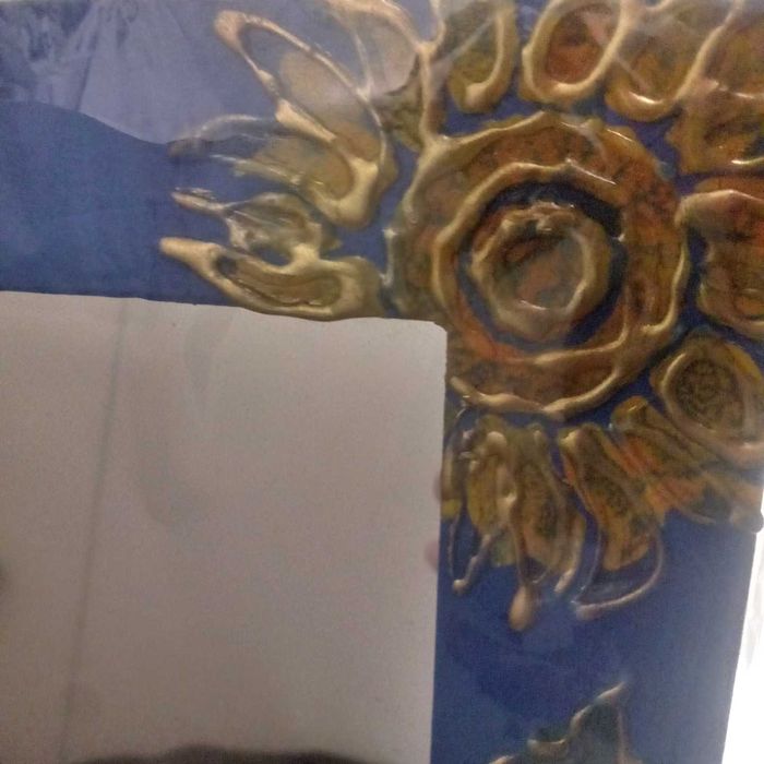 Lustro, lusterko, oprawa drewno, hand made