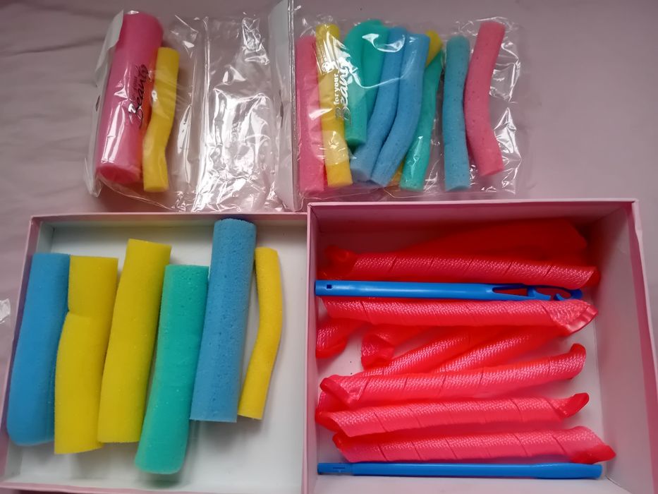 Papiloty grubsze cienkie