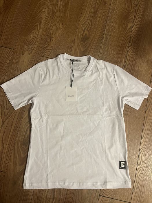 T-shirt meski balmain r. M biały
