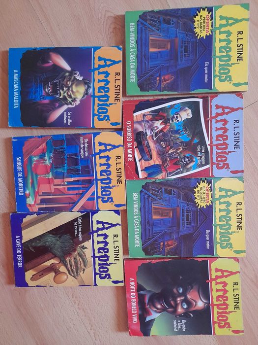 Livros colecção Arrepios 7 = 7euros