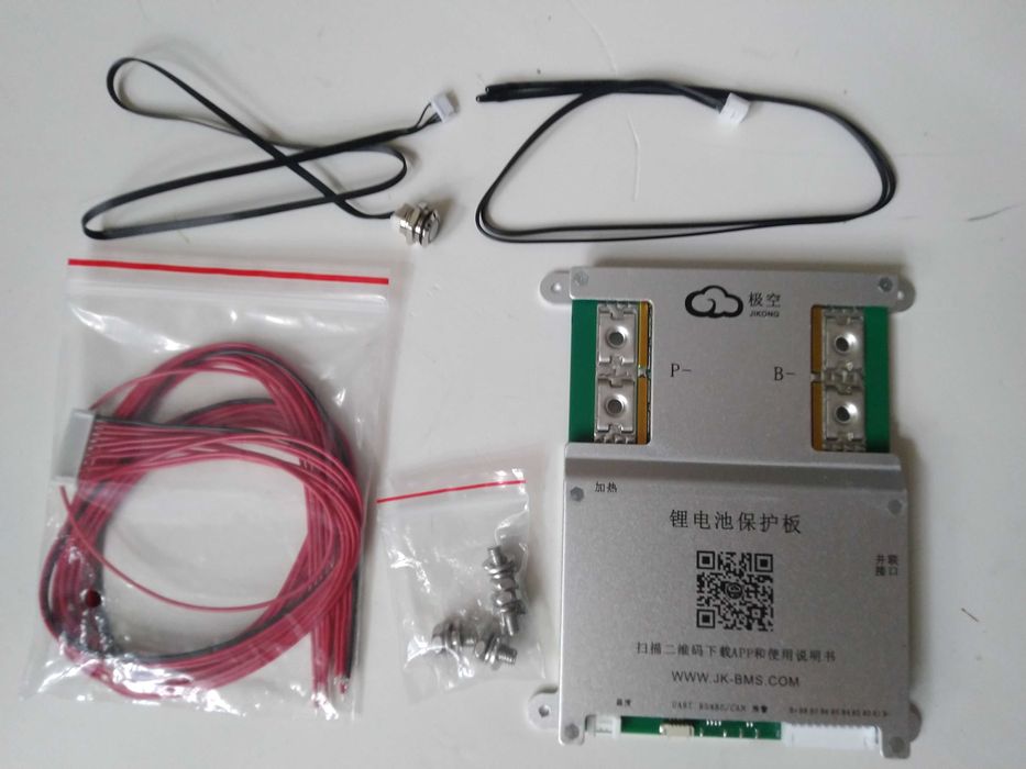 Плата контроллер заряда БМС Jikong BMS B2A8S20P 200A балансир 2A