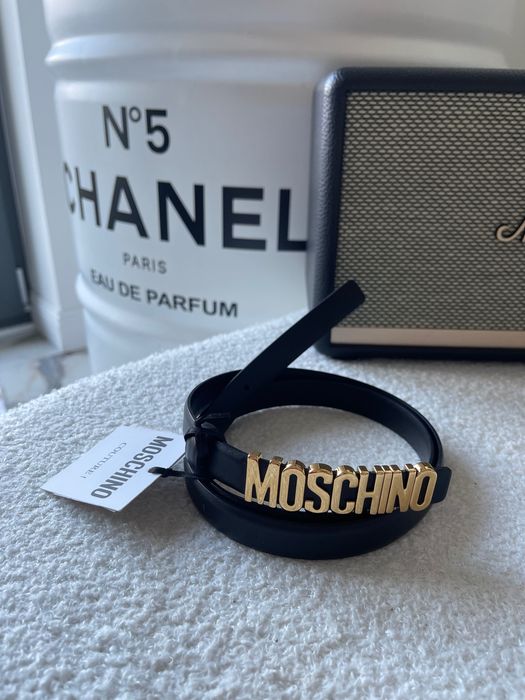 Pasek Moschino coulture M nowy piękny cudo