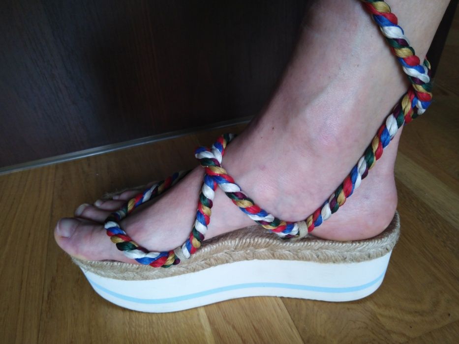 Obag sandały espadryle O drillas Donna Hig Lazure O Bag