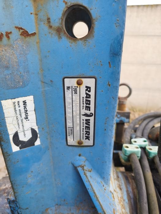 Pług Rabe Werk 4 Skiby + wał kambela