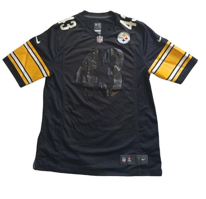 NFL Pittsburgh Steelers Troy Polamalu 43 Jersey Nike Джерси футболка