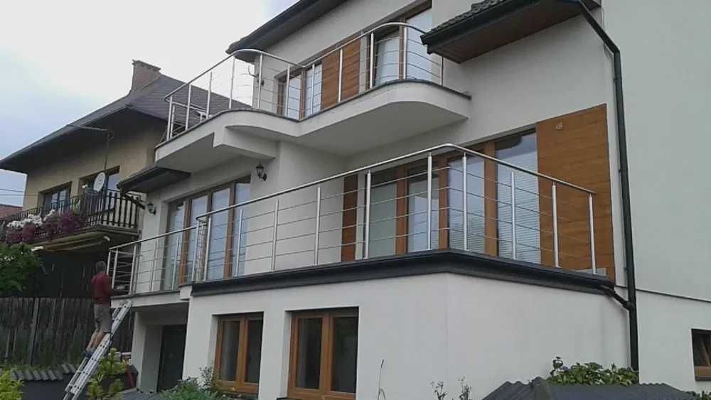 Balustrady nierdzewne zabezpieczenia okienne