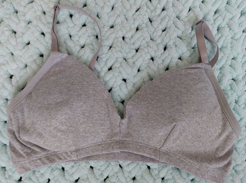 Бюстгалтер, топ сірий S/M