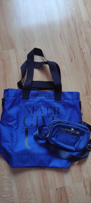 Torba cargo kobaltowa Anna Lewandowska + gratis nerka