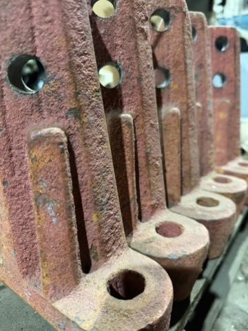 Лопатки змішувачів, стійки, броня, бронелисти до АБЗ