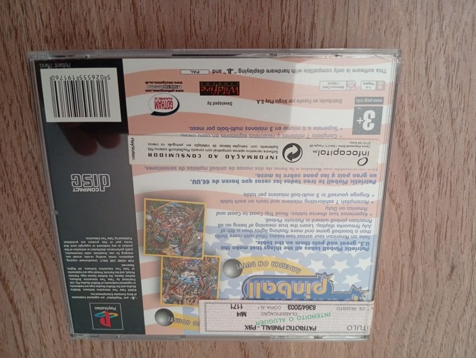 Patriotic Pinball PS1 Completo