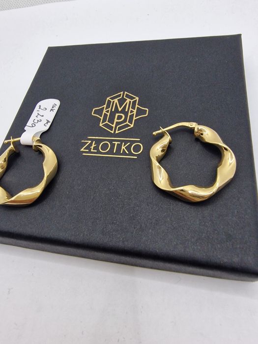 Kolczyki złoto 585 14k