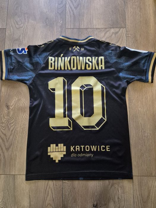 Koszulka GKS Katowice z autografami całej drużyny