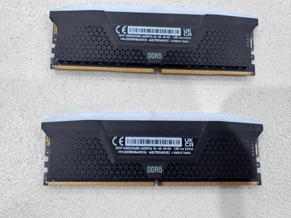Corsair Vengeance RGB 32GB (2x16GB) DDR5 6000MHz CL38